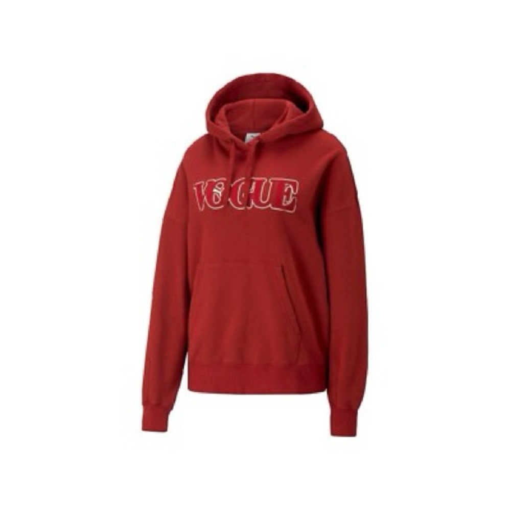 Puma x Vogue Oversized Hoodie Red Collab Sweater Rare Collectible NWT M